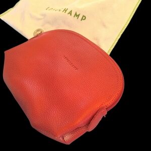 Longchamp Le Foulonné Cosmetic Case with dust bag NWOT Makeup Bag Toiletries